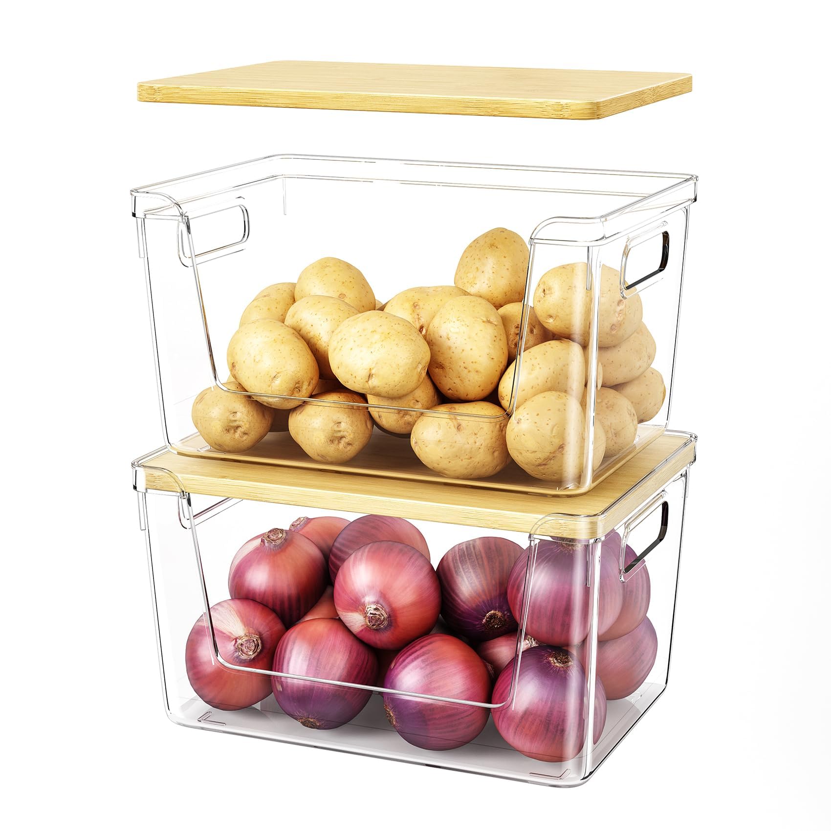 Boîte transparente avec couvercle
