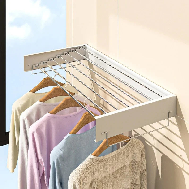 Étendoir à linge mural pliable